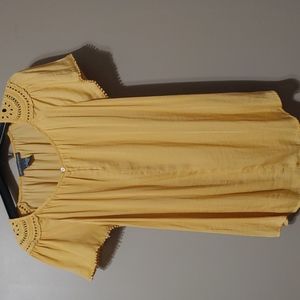 Chelsea & Theodore Mustard Blouse